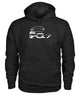 Audi Q7 Weiß Gildan Hoodie