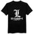 Death Note detective IL T-shirt-t shirt-Elessi UK