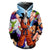 Dragon Ball Goku & Gohan & Freizer Fight Hoodie-pullover-Elessi UK