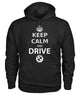 KEEP CALM AND DRIVE BMW Gildan Hoodie