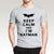 Keep Calm And I Am Batman T Shirt-Short Sleeves-Elessi UK