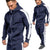 Sport Velvet Bande Tracksuit Men-Tracksuit-Elessi UK