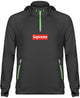 Supreme Sweatshirt Sport Hoodie Zip 1/4 Unisexe