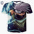 T Shirt Akatsuki Naruto Akatsuki Logo Pattern-T Shirt-Elessi UK