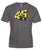 vr46 Valentino Ross Yamaha Bella Canvas Tee-Short Sleeves-Elessi UK